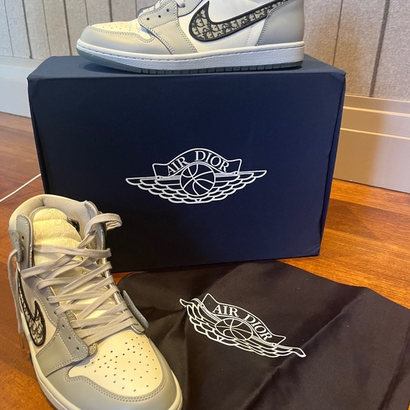 Men's Dior x Air Jordan 1 High US size 12 EU size 46 - Picture 4 of 15